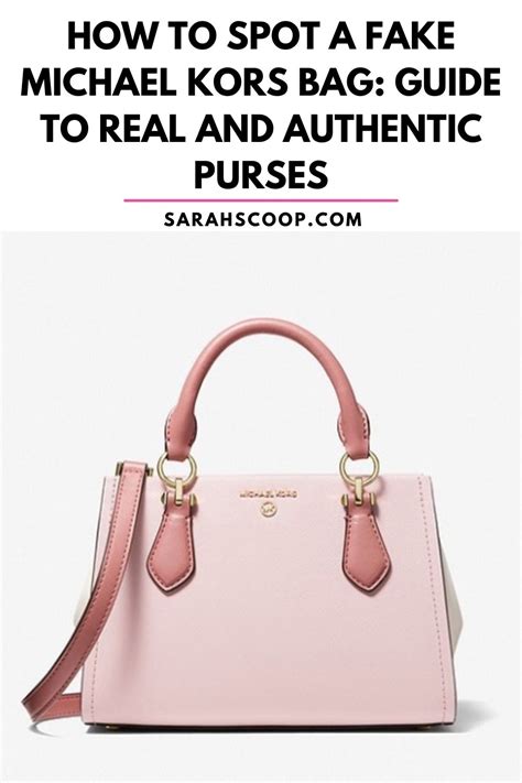 how can you tell if a mk purse is real - how to spot a michael Kors bag.